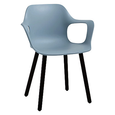 Vitra HAL Armchair Ice Grey / Dark Oak